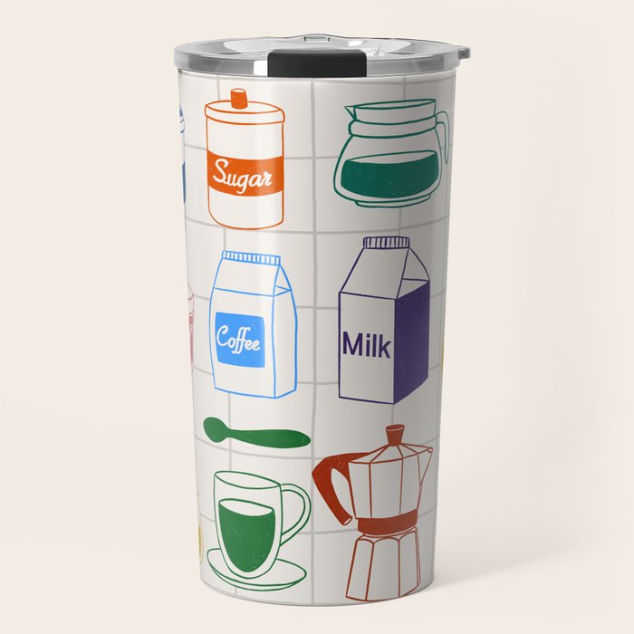 Cafe time Travel Mug Gallery Image 1