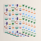Cafe time Wrapping Paper Gallery Image 3