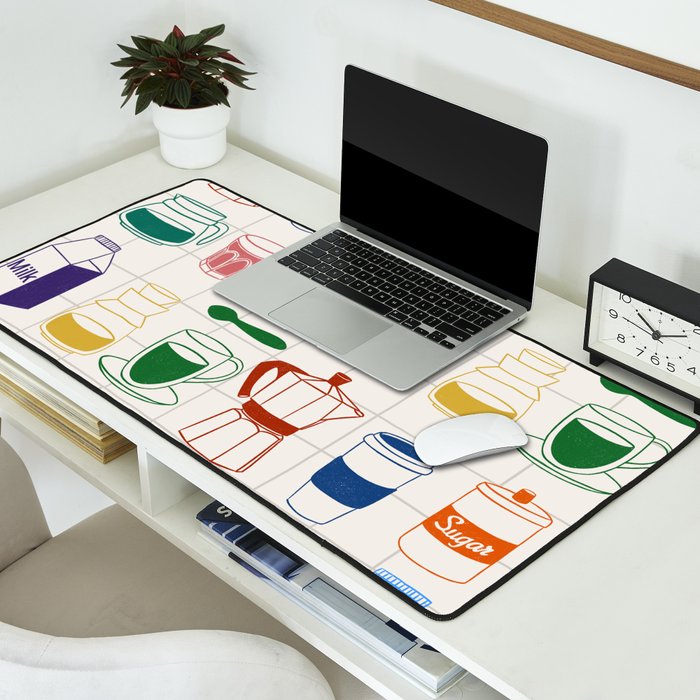 Cafe time Desk Mat Gallery Image 2