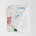 Cafe time Throw Blanket Gallery Image 3