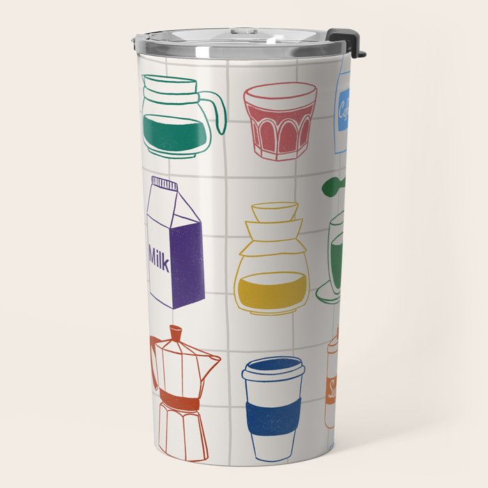 Cafe time Travel Mug Gallery Image 2