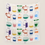 Cafe time Wall Tapestry Gallery Image 4