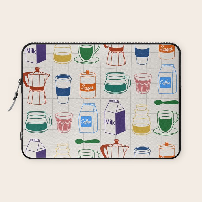 Cafe time Laptop Sleeve Gallery Image 1