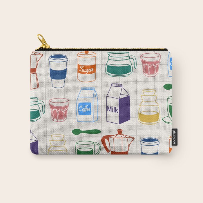 Cafe time Carry All Pouch Gallery Image 1
