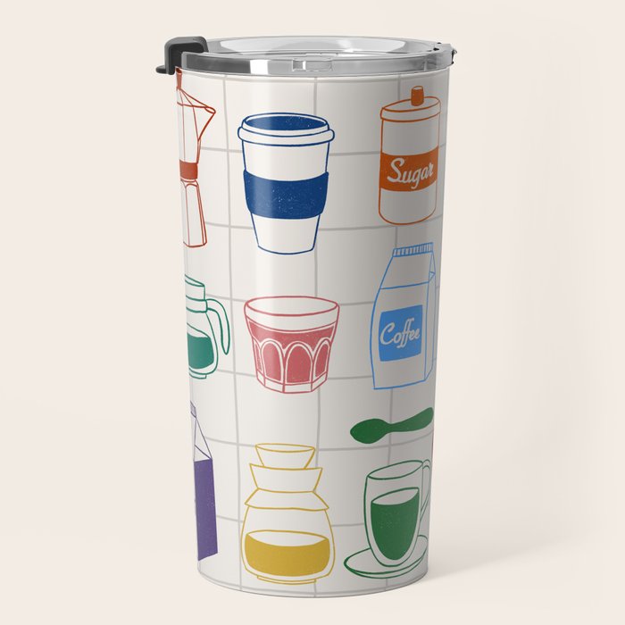 Cafe time Travel Mug Gallery Image 3