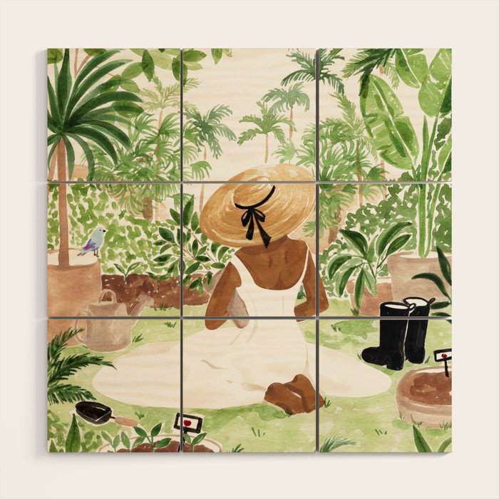 Gardener III Wood Wall Art Gallery Image 1