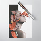 Floral Portrait 10 Wrapping Paper Gallery Image 1