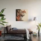 Floral Portrait 10 Wood Wall Art Gallery Image 2