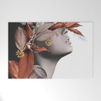 Floral Portrait 10 Welcome Mat Gallery Image 1