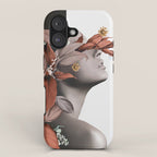 Floral Portrait 10 iPhone Case Gallery Image 1