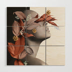Floral Portrait 10 Wood Wall Art Gallery Image 1