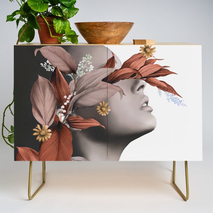 Floral Portrait 10 Credenza Gallery Image 1