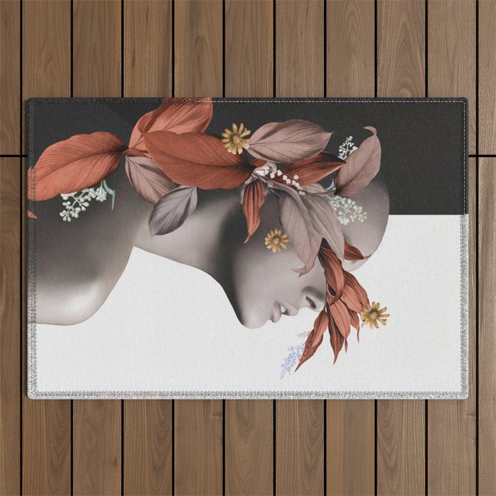 Floral Portrait 10 Outdoor Rug Gallery Image 1