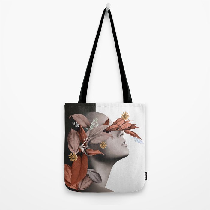 Floral Portrait 10 Tote Bag Gallery Image 2