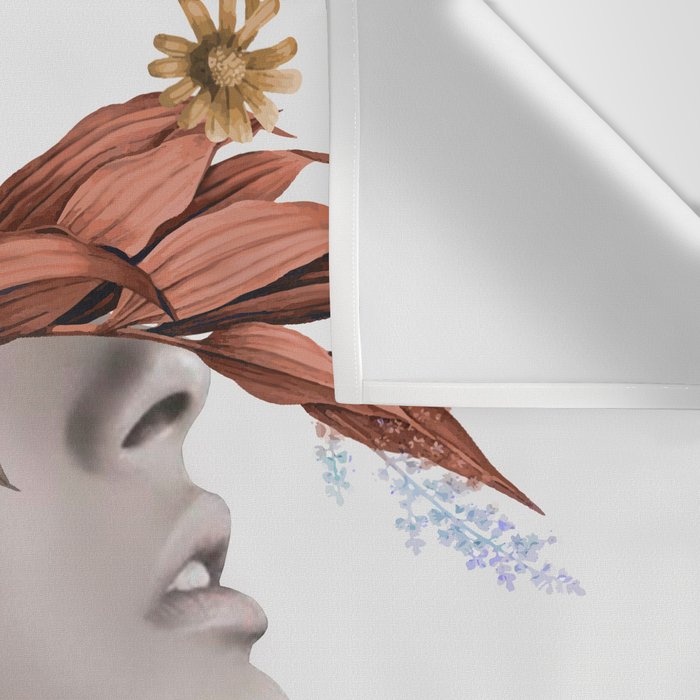 Floral Portrait 10 Wall Tapestry Gallery Image 3
