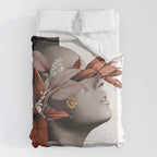 Floral Portrait 10 Duvet Cover Gallery Image 6