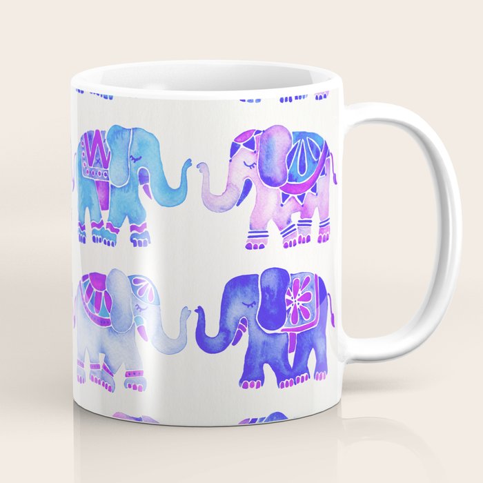 Elephant Collection - Indigo Palette Coffee Mug Gallery Image 1