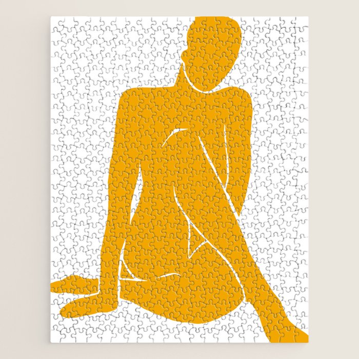Nude III: Tulip Yellow Edition Jigsaw Puzzle Gallery Image 1
