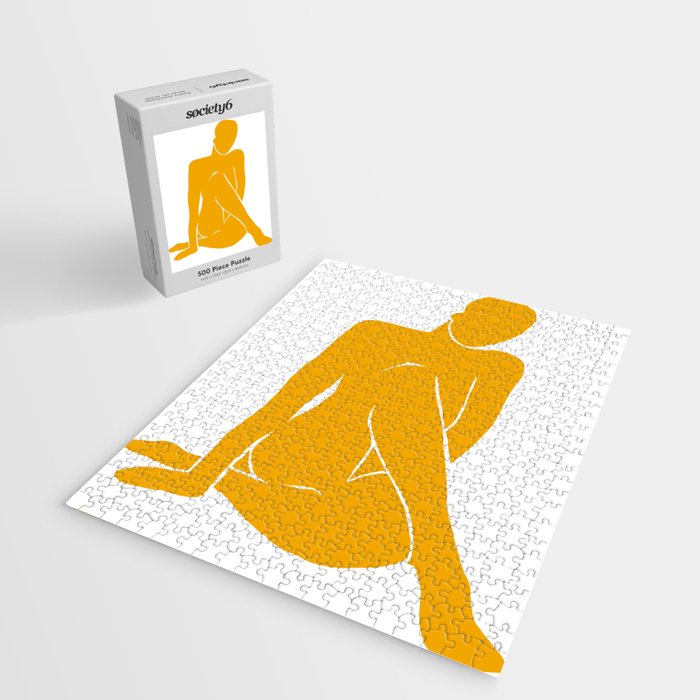 Nude III: Tulip Yellow Edition Jigsaw Puzzle Gallery Image 2