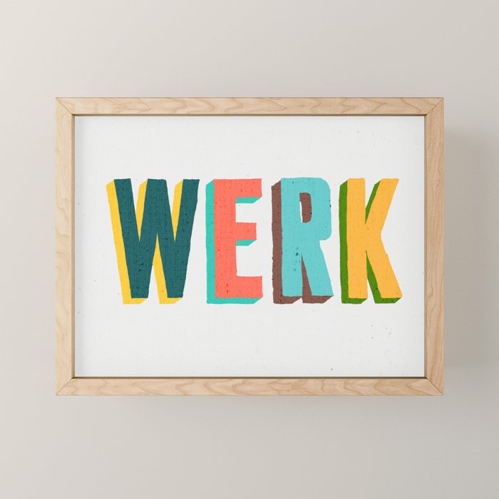 Werk Mini Art Print Gallery Image 1