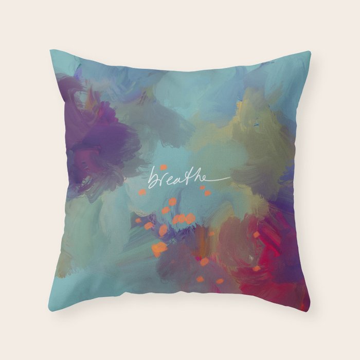 Breathe Throw Pillow Gallery Image 6
