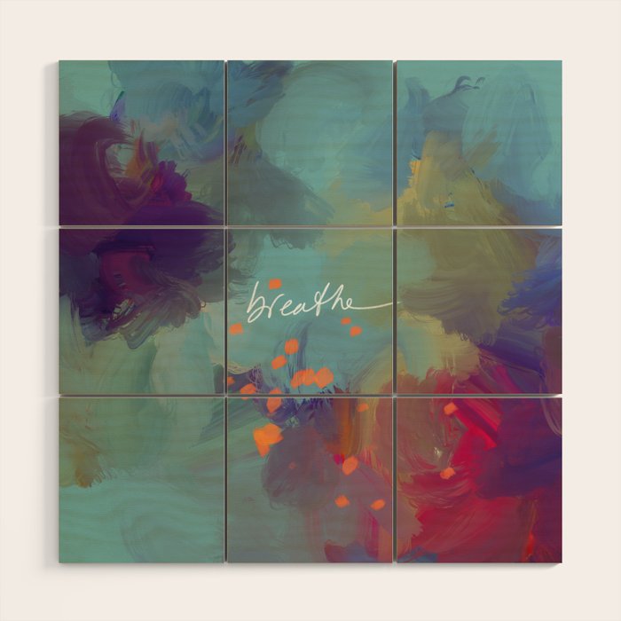 Breathe Wood Wall Art Gallery Image 1