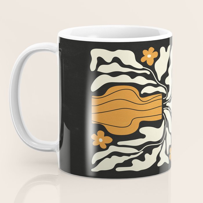 Golden Vase 02 | Summer Bloom: Matisse Night Edition Coffee Mug Gallery Image 3