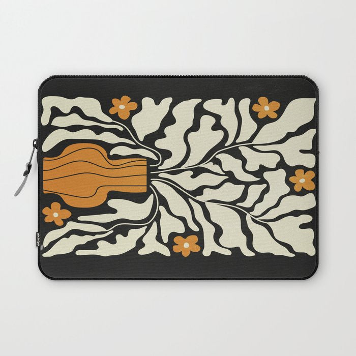 Golden Vase 02 | Summer Bloom: Matisse Night Edition Laptop Sleeve Gallery Image 1