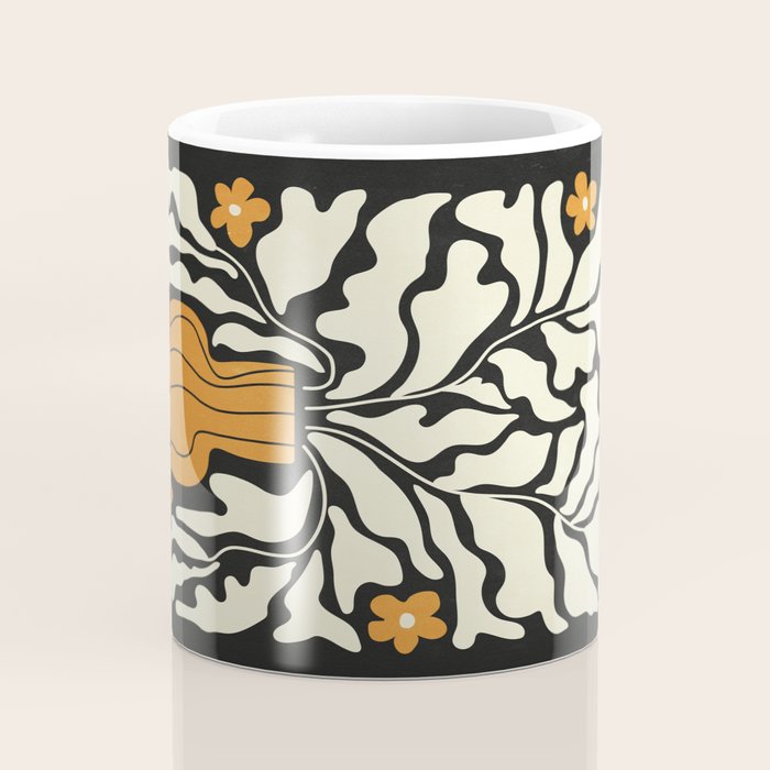 Golden Vase 02 | Summer Bloom: Matisse Night Edition Coffee Mug Gallery Image 4