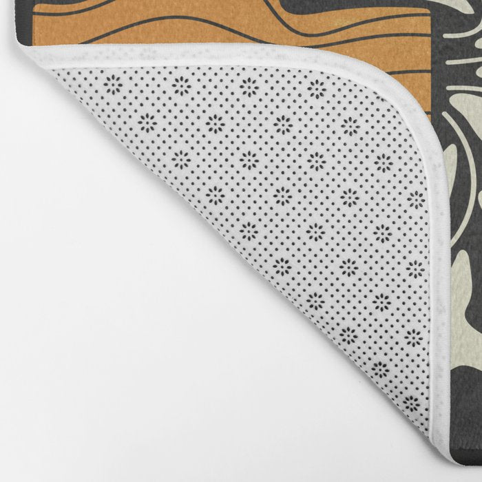 Golden Vase 02 | Summer Bloom: Matisse Night Edition Bath Mat Gallery Image 2