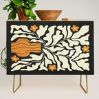 Golden Vase 02 | Summer Bloom: Matisse Night Edition Credenza Gallery Image 1