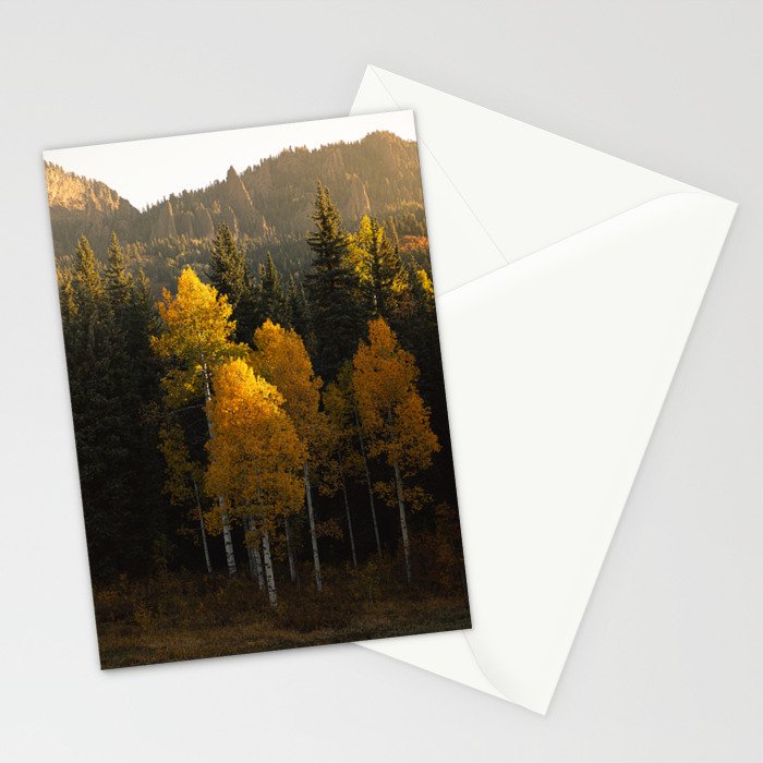 Colorado Mountain Morning Stationery Card Gallery Image 2
