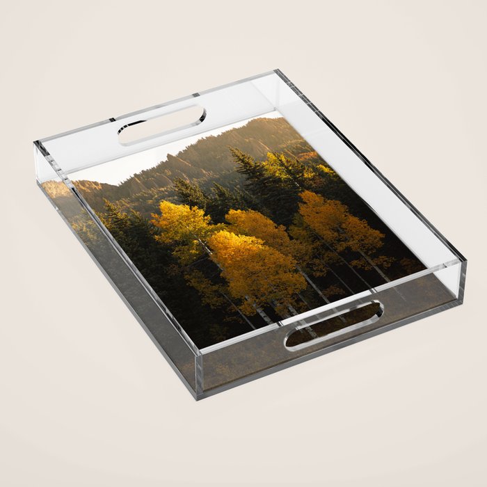 Colorado Mountain Morning Acrylic Tray Gallery Image 1