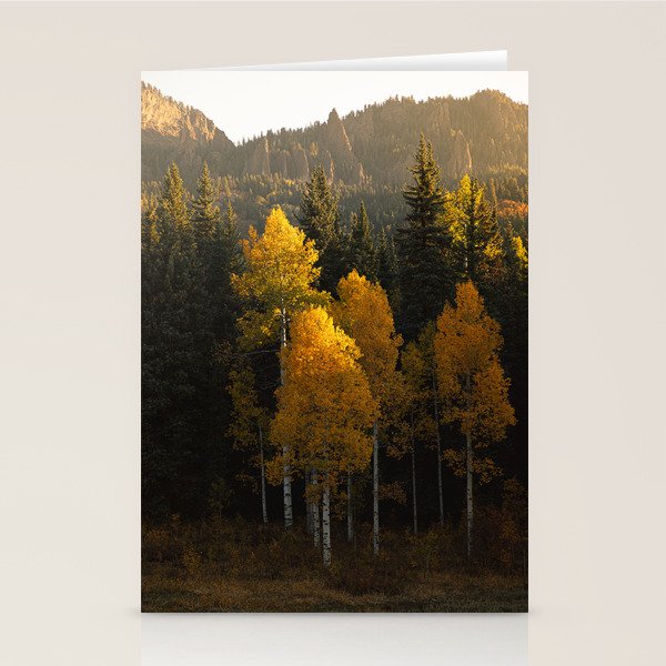 Colorado Mountain Morning Stationery Card Gallery Image 1