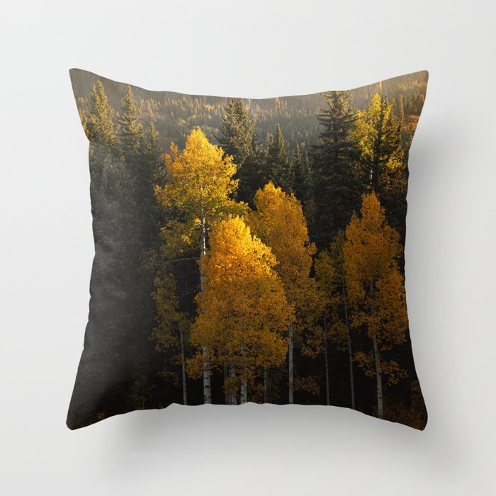 Colorado Mountain Morning Throw Pillow Gallery Image 6