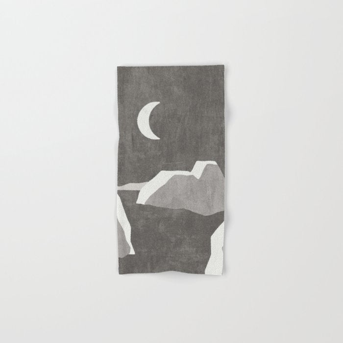 LANDSHAPES / Arctic - Night Bath Towel Gallery Image 1