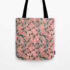 Hummingbird Garden III Tote Bag Gallery Image 1
