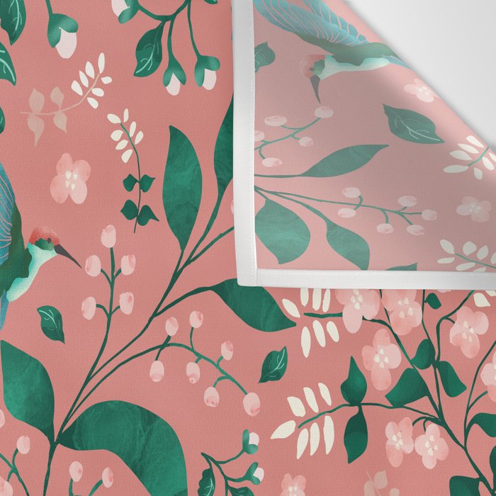 Hummingbird Garden III Wall Tapestry Gallery Image 3