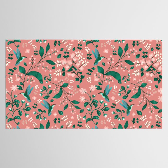 Hummingbird Garden III Tablecloth Gallery Image 2