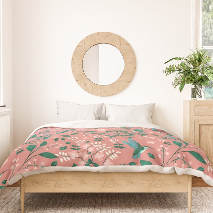 Hummingbird Garden III Duvet Cover Gallery Image 3