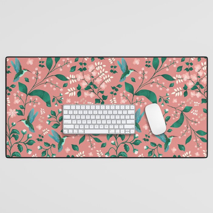 Hummingbird Garden III Desk Mat Gallery Image 1