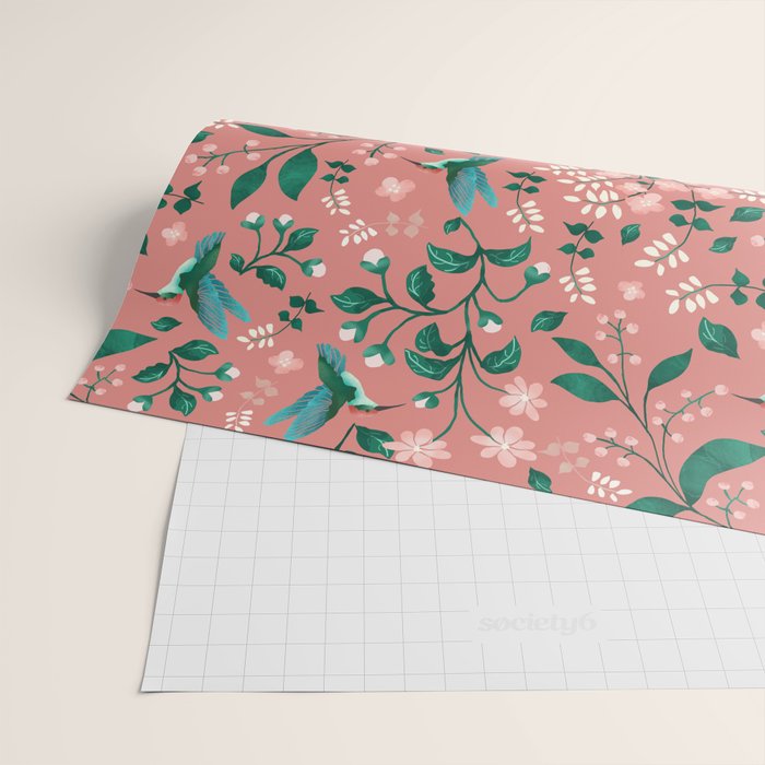 Hummingbird Garden III Wrapping Paper Gallery Image 2