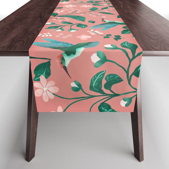Hummingbird Garden III Table Runner Gallery Image 1