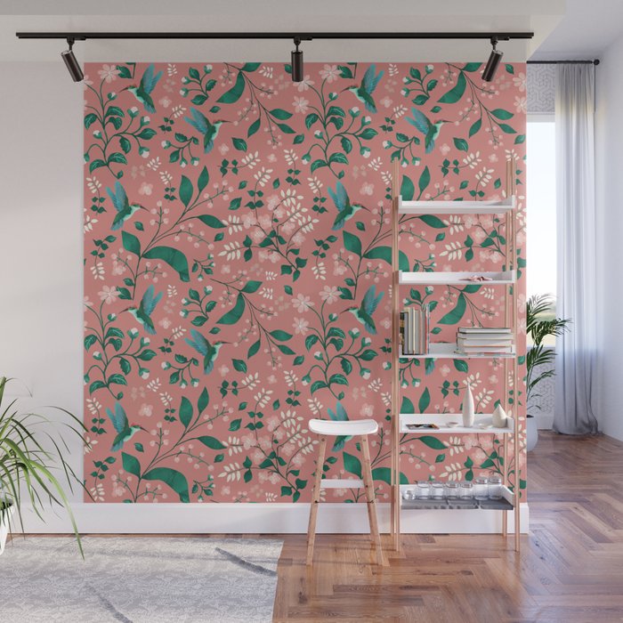 Hummingbird Garden III Wall Mural Gallery Image 1