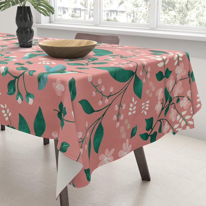 Hummingbird Garden III Tablecloth Gallery Image 3