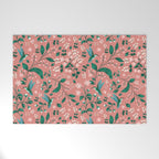 Hummingbird Garden III Welcome Mat Gallery Image 1