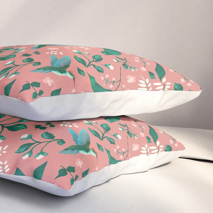 Hummingbird Garden III Pillow Sham Gallery Image 3