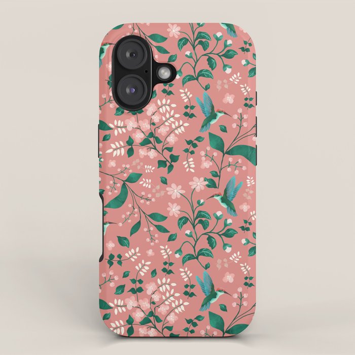 Hummingbird Garden III iPhone Case Gallery Image 1
