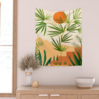 Harvest Moon Landscape Wall Tapestry Gallery Image 2