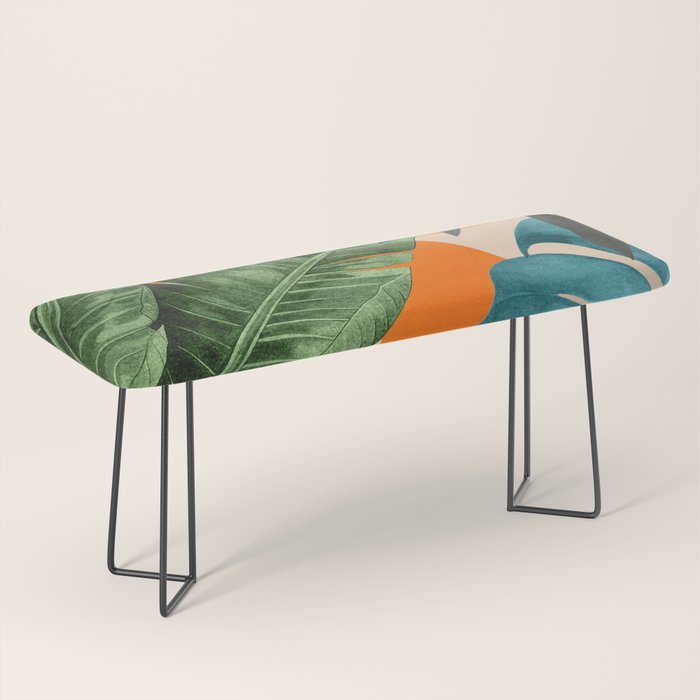 Abstract Tropical Art 15 Bench Gallery Image 1